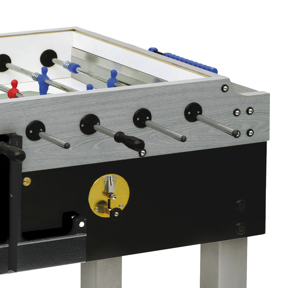 Indoor football table - Garlando Calciobalilla Calcetto Biliardino Olympic Silver Professionale Aste Uscenti E Gettoniera