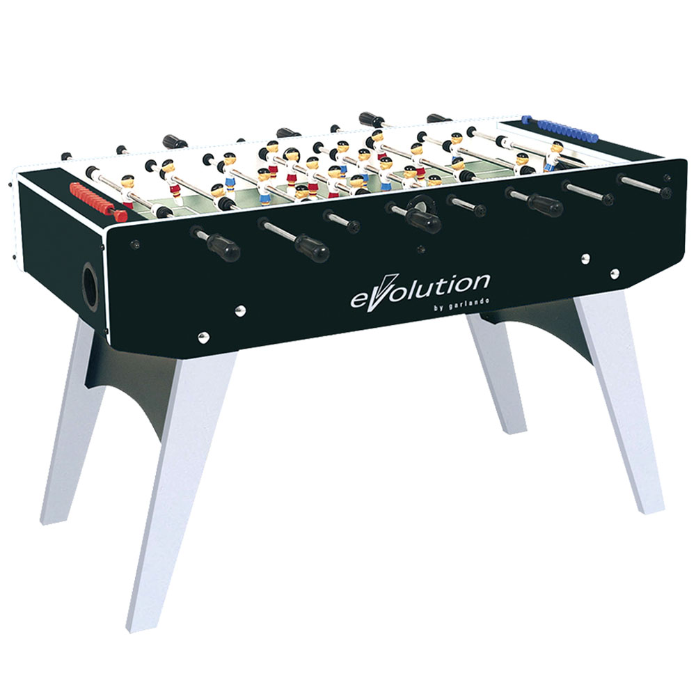 Indoor football table - Garlando Table Football Table F-20 Evolution Black Outgoing Rods Table Football