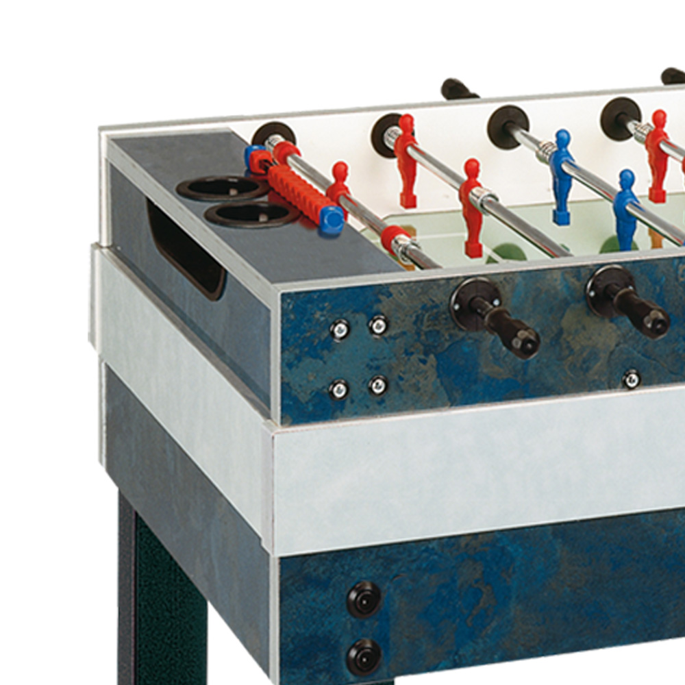 Outdoor football table - Garlando Table Football Deluxe Outdoor Foosball Table Retractable Rods And Coin Acceptor