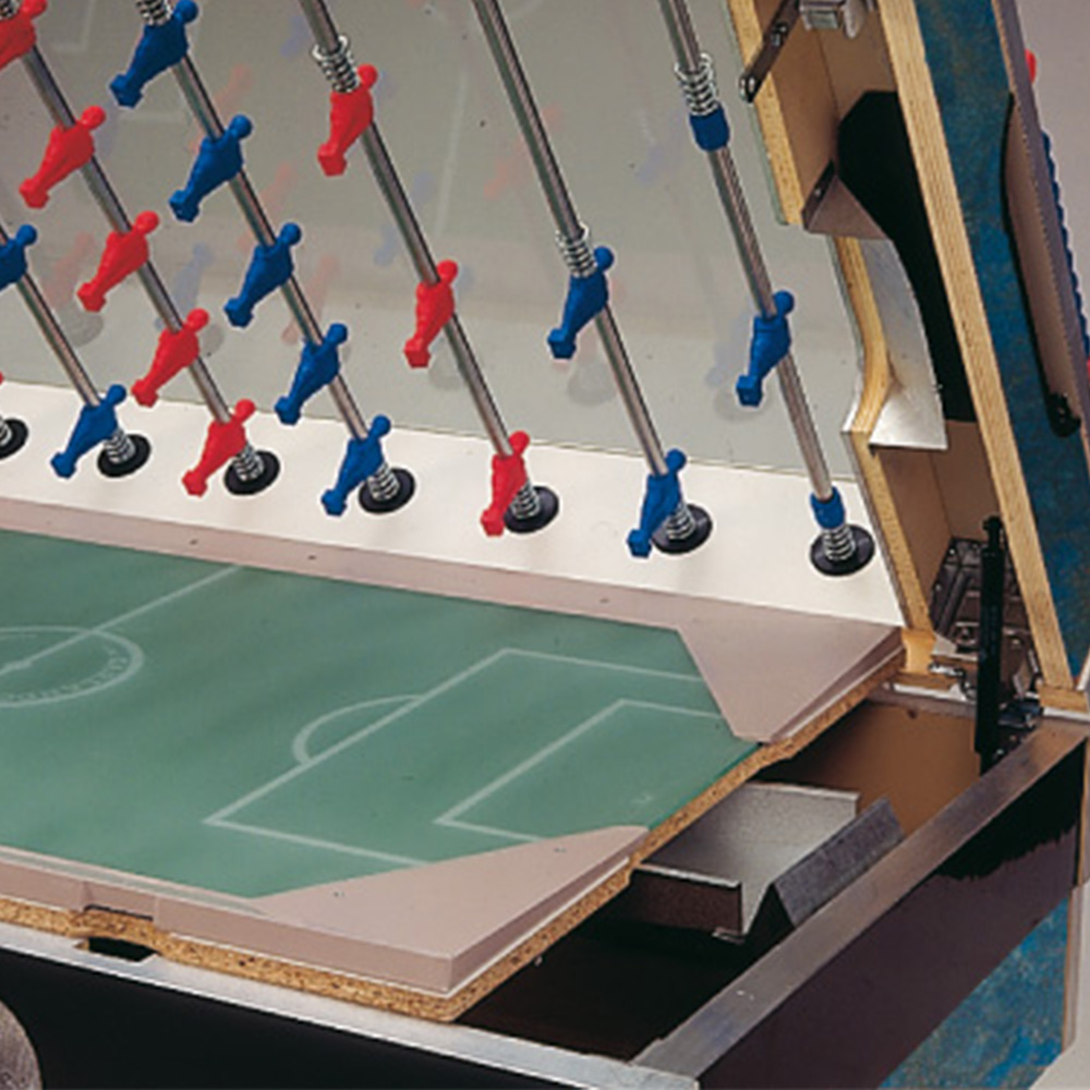 Outdoor football table - Garlando Table Football Deluxe Outdoor Foosball Table Retractable Rods And Coin Acceptor