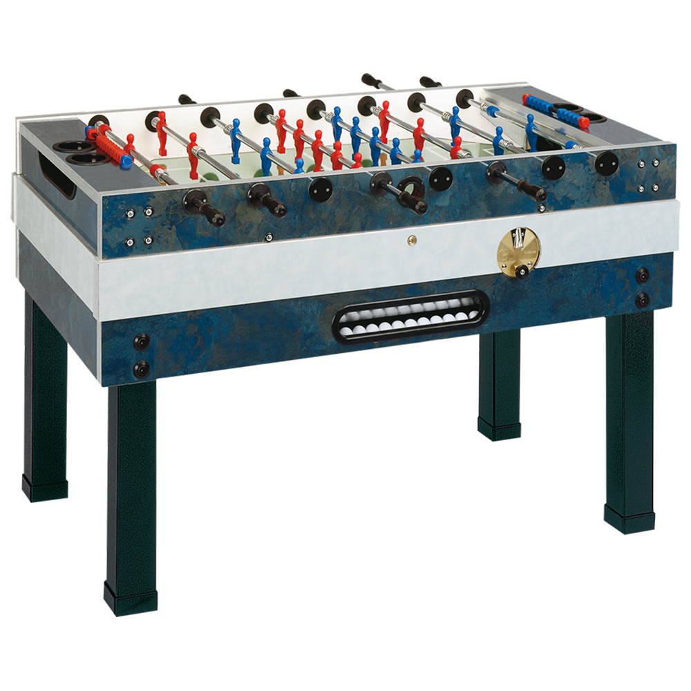 Outdoor football table - Garlando Table Football Deluxe Outdoor Foosball Table Retractable Rods And Coin Acceptor