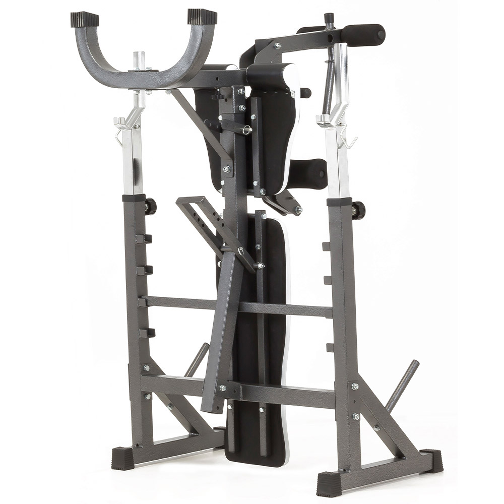 Gymnastic Benches - Toorx Bench For Barbell Wbx-90 Foldable With Leg Extension And Arm Curl