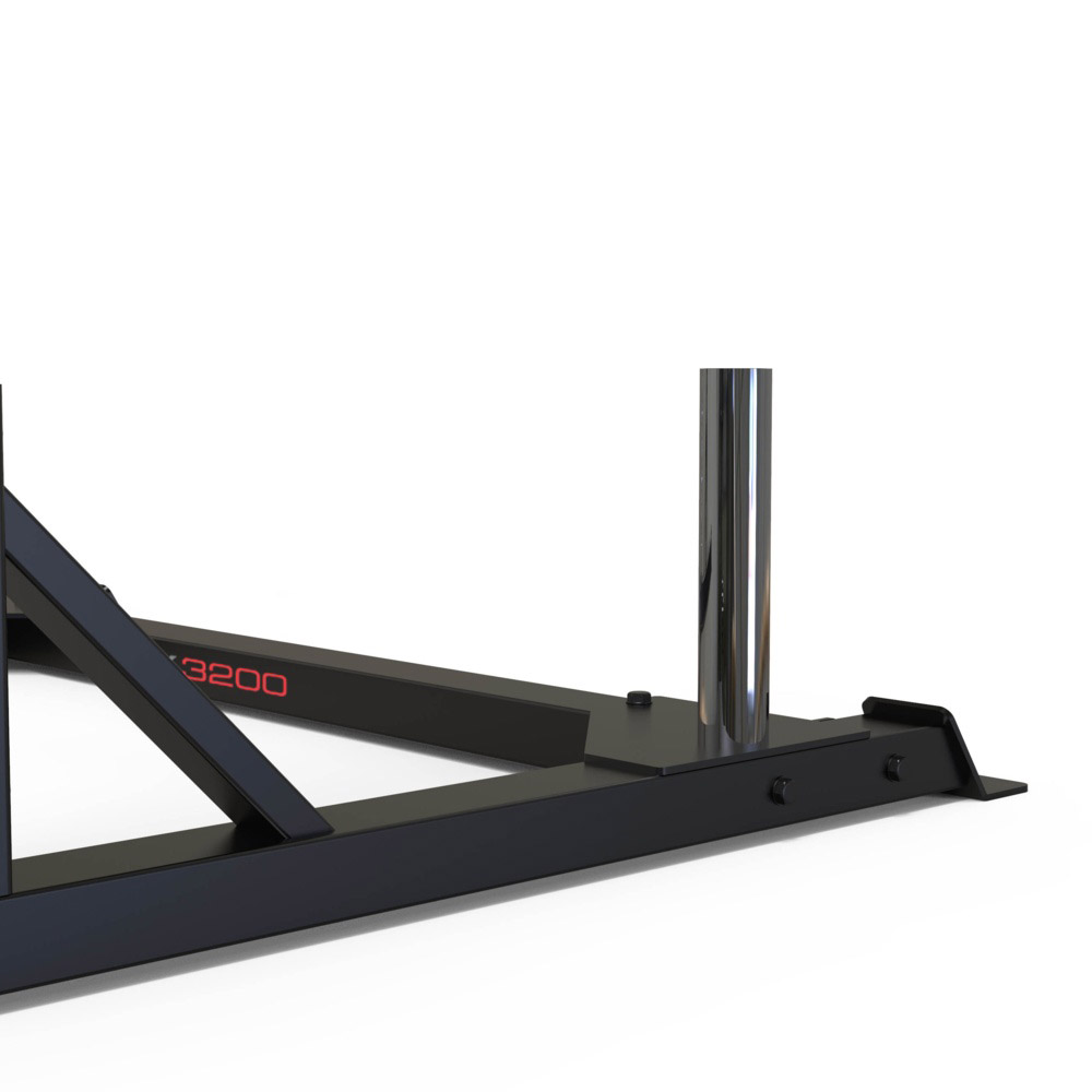 Barbell Rack - Toorx Chrono Pro Line Squat Stand Wlx-3200 With 6 Steel Bars For Bands