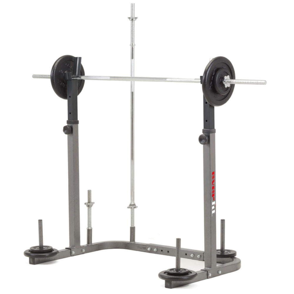 Barbell Rack - Everfit Barbell Support With Disc Holder Wbk300