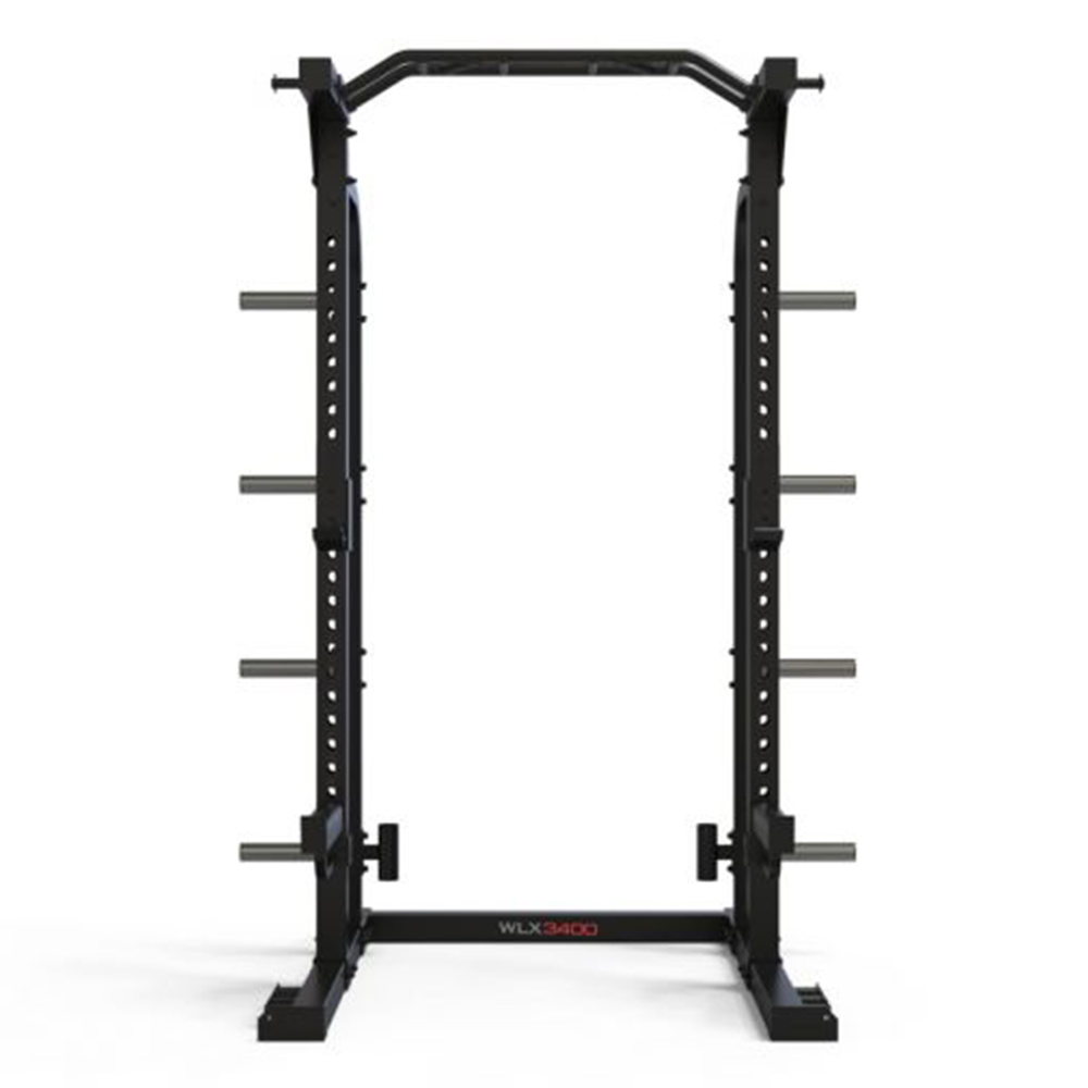 Barbell Rack - Toorx Half Rack With 8 Bars For Elastic Bands And Upper Multi-socket Truss
