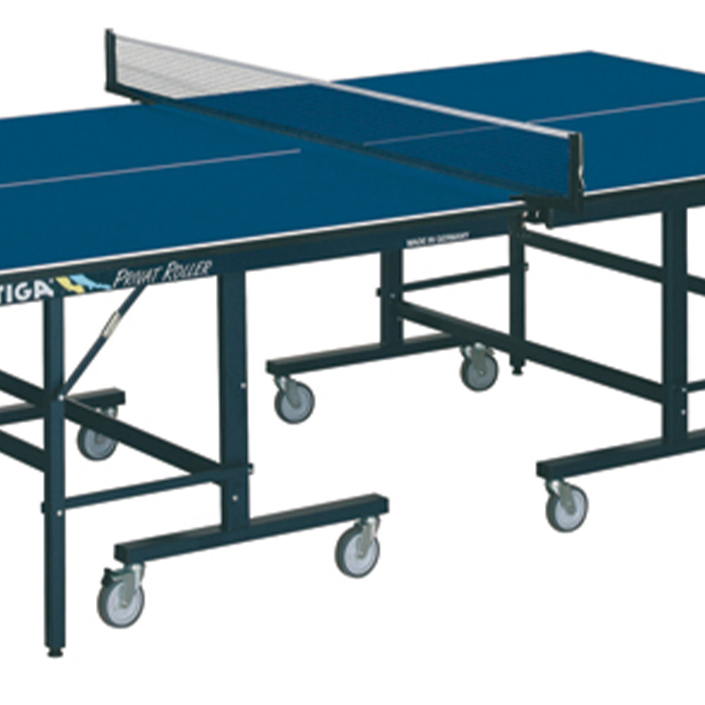 Ping Pong Tables - Stiga Indoor Ping Pong Table Privat Roller Css Blue Top