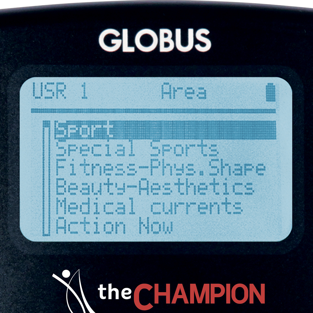 Electrostimulators - Globus Professional Electrostimulator The Champion 4 Channel Massager
