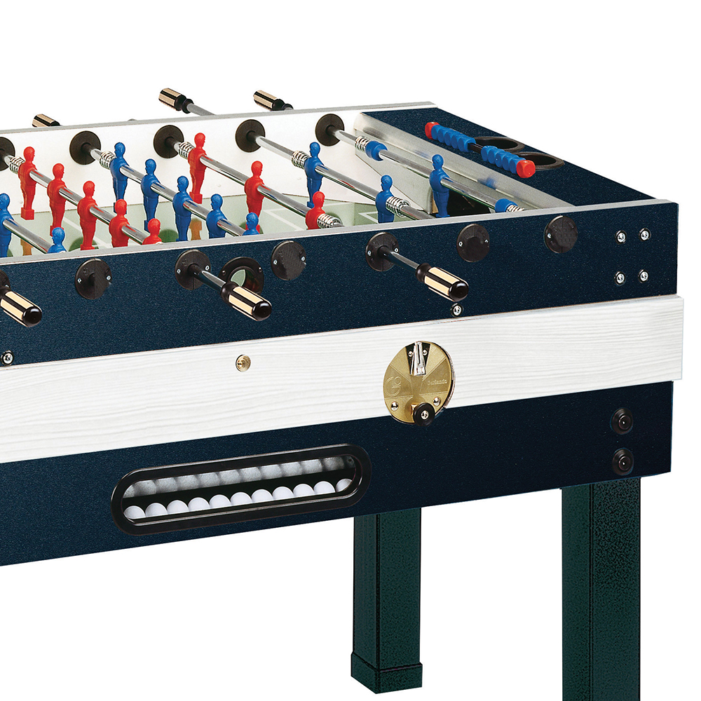 Indoor football table - Garlando Calciobalilla Biliardino Deluxe Professionale Aste Rientranti E Gettoniera
