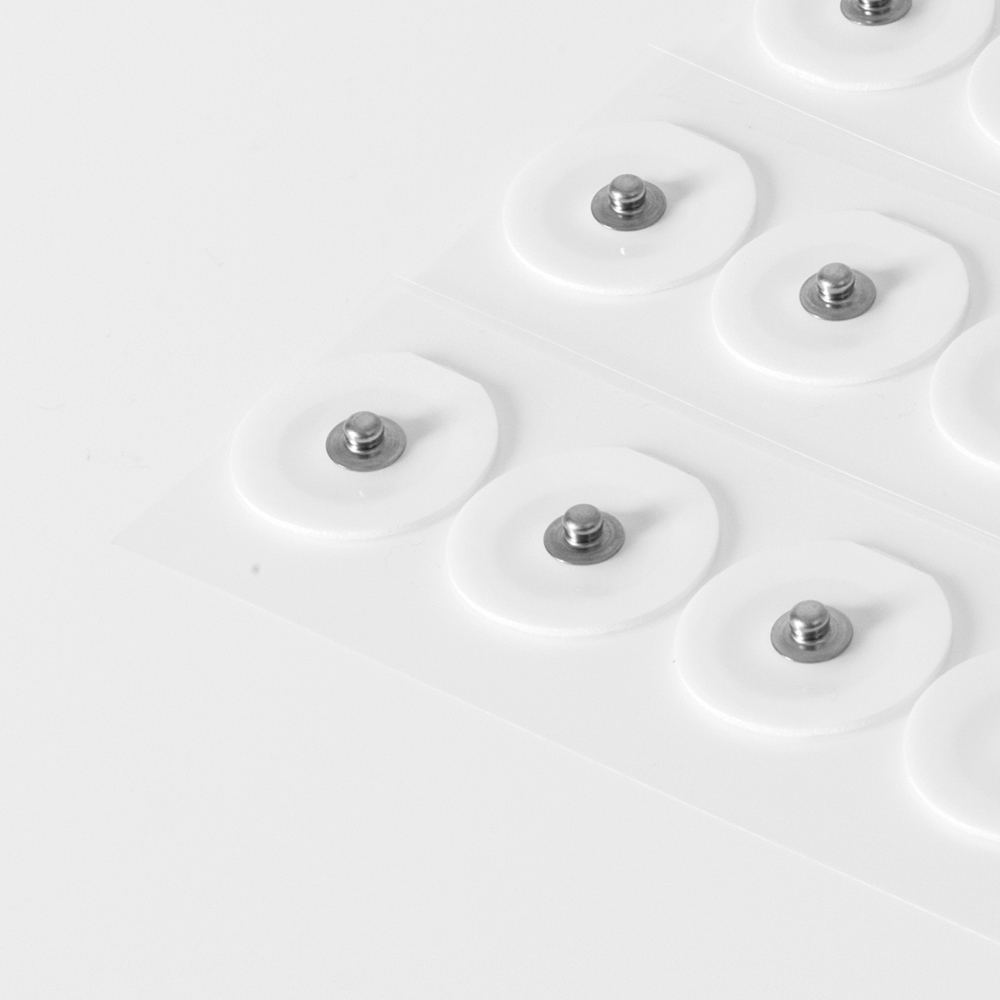 Electrostimulators Accessories - Globus Kit Of 30pcs 26mm Clip-on Facial Electrodes For Electrostimulators