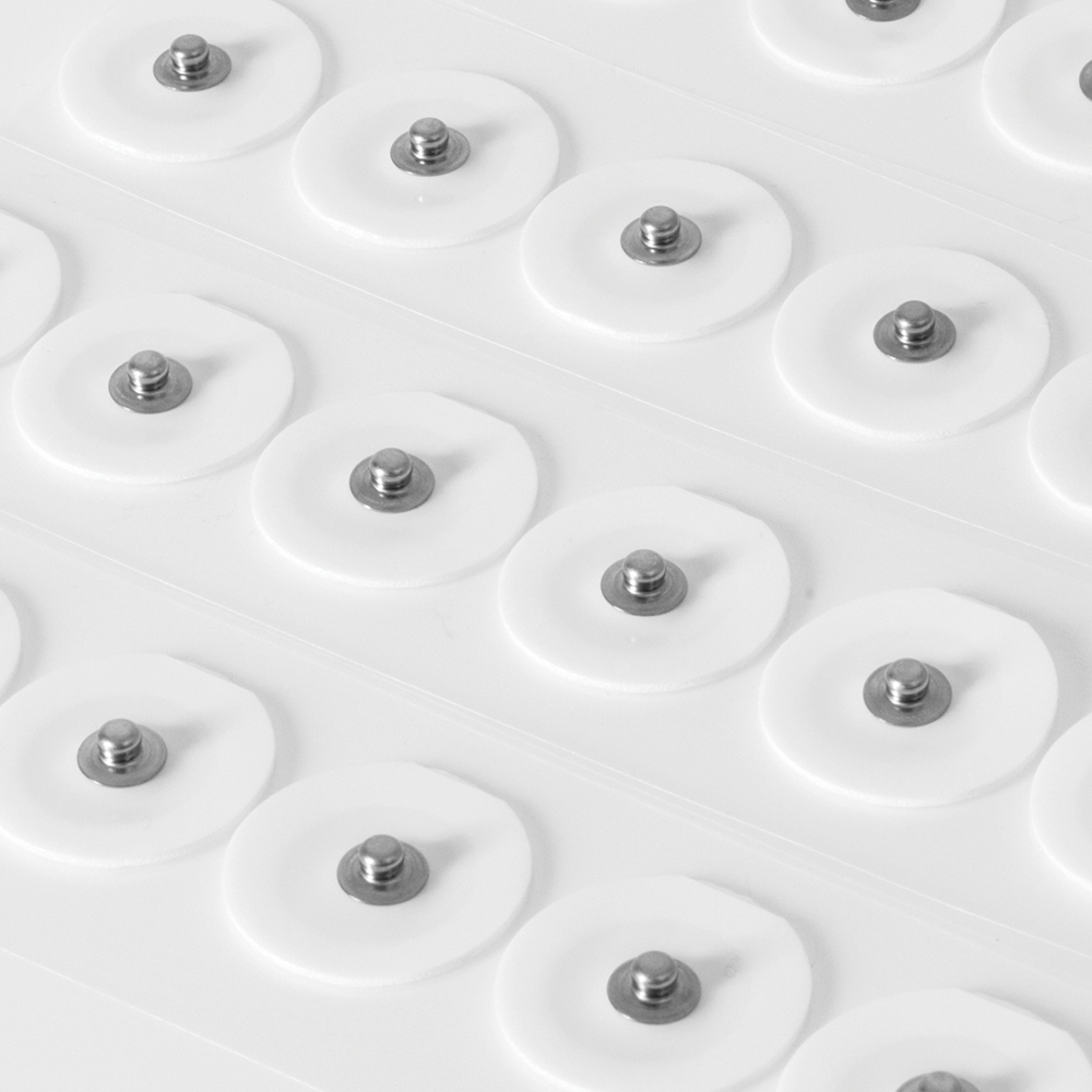 Electrostimulators Accessories - Globus Kit Of 30pcs 26mm Clip-on Facial Electrodes For Electrostimulators