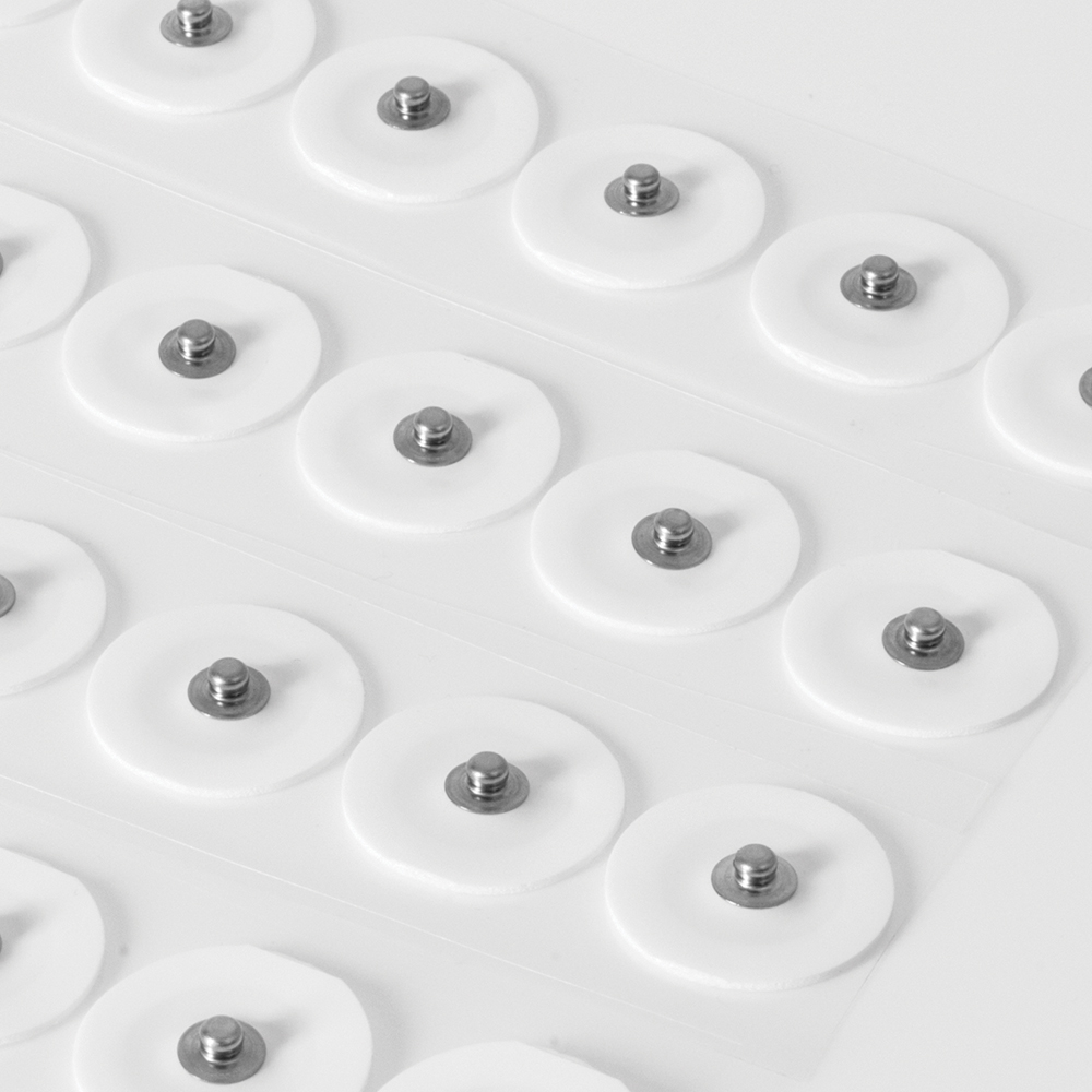 Electrostimulators Accessories - Globus Kit Of 30pcs 26mm Clip-on Facial Electrodes For Electrostimulators