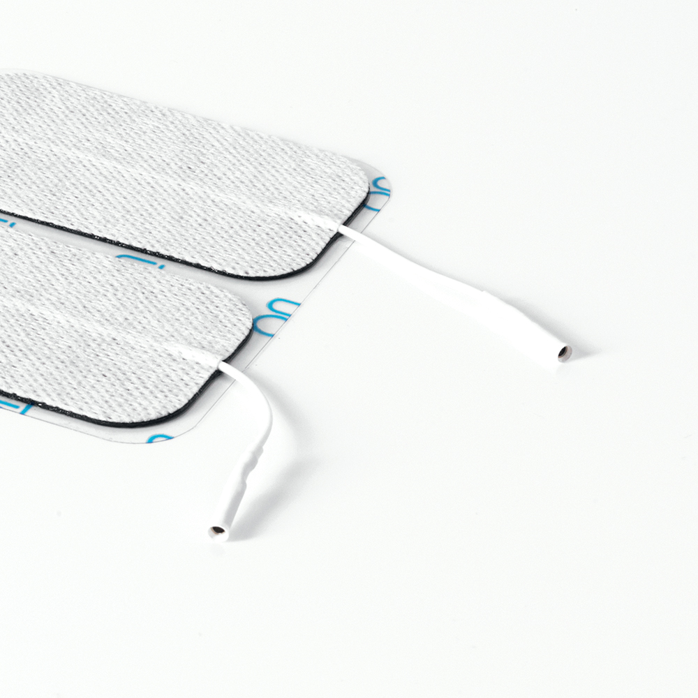 Electrostimulators Accessories - Globus Pack Of 2 Pcs Myotrode Platinum 50x100 Double Entry Electrodes