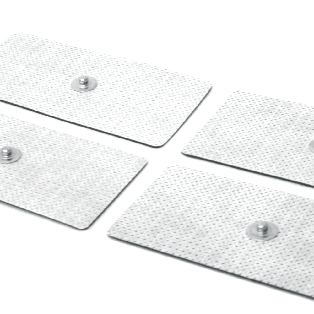 Electrostimulators Accessories - Globus Pack Of 4 Rectangular Clip Electrodes