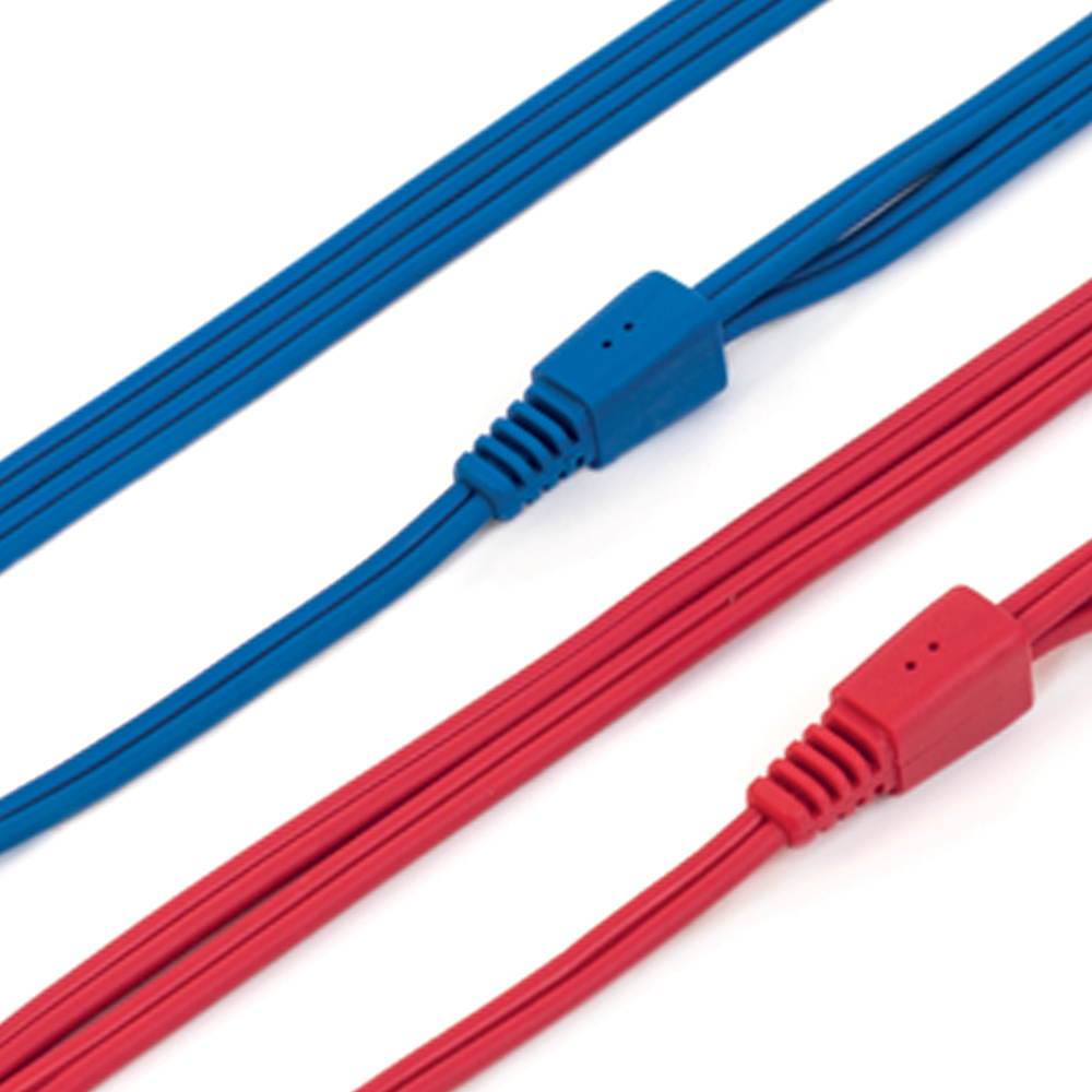 Electrostimulators Accessories - Globus Kit 2 Cavi Sdoppiati Per Elettrostimolatori 4 Canali 