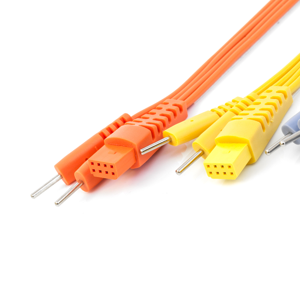 Electrostimulators Accessories - Globus Pack Of 4 Colored Cables For 4-channel Electrostimulators