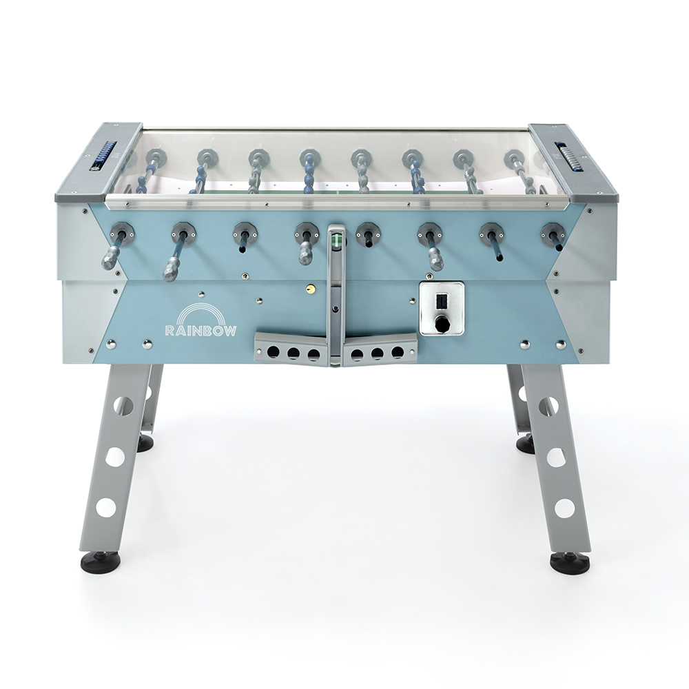 Outdoor football table - Fas Table Football Rainbow + Glass Telescopic Rods Professional Table Football