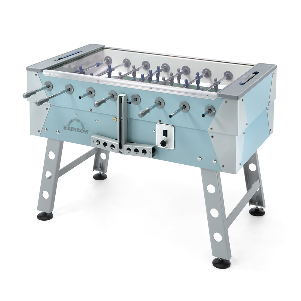 Outdoor football table - Fas Table Football Rainbow + Glass Telescopic Rods Professional Table Football