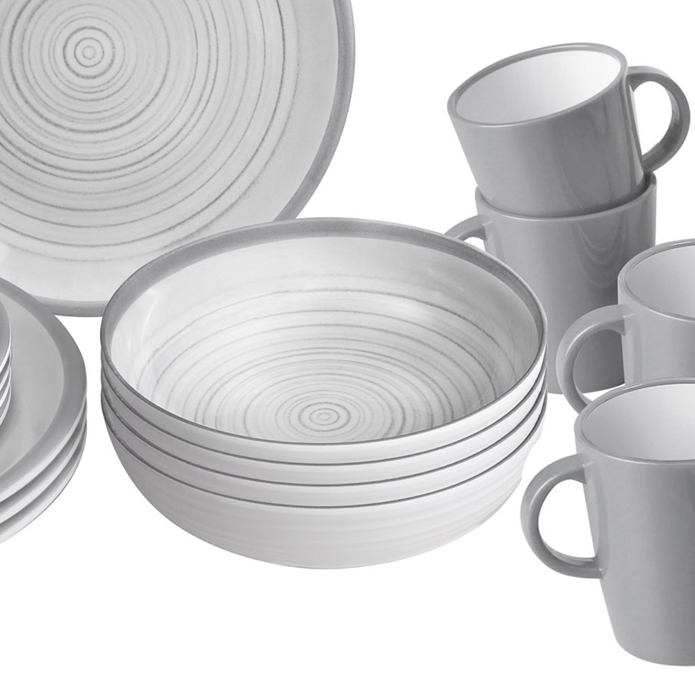 Tableware set - Brunner Melamine Dinnerware Set Lunch Box Bellagio 16pcs