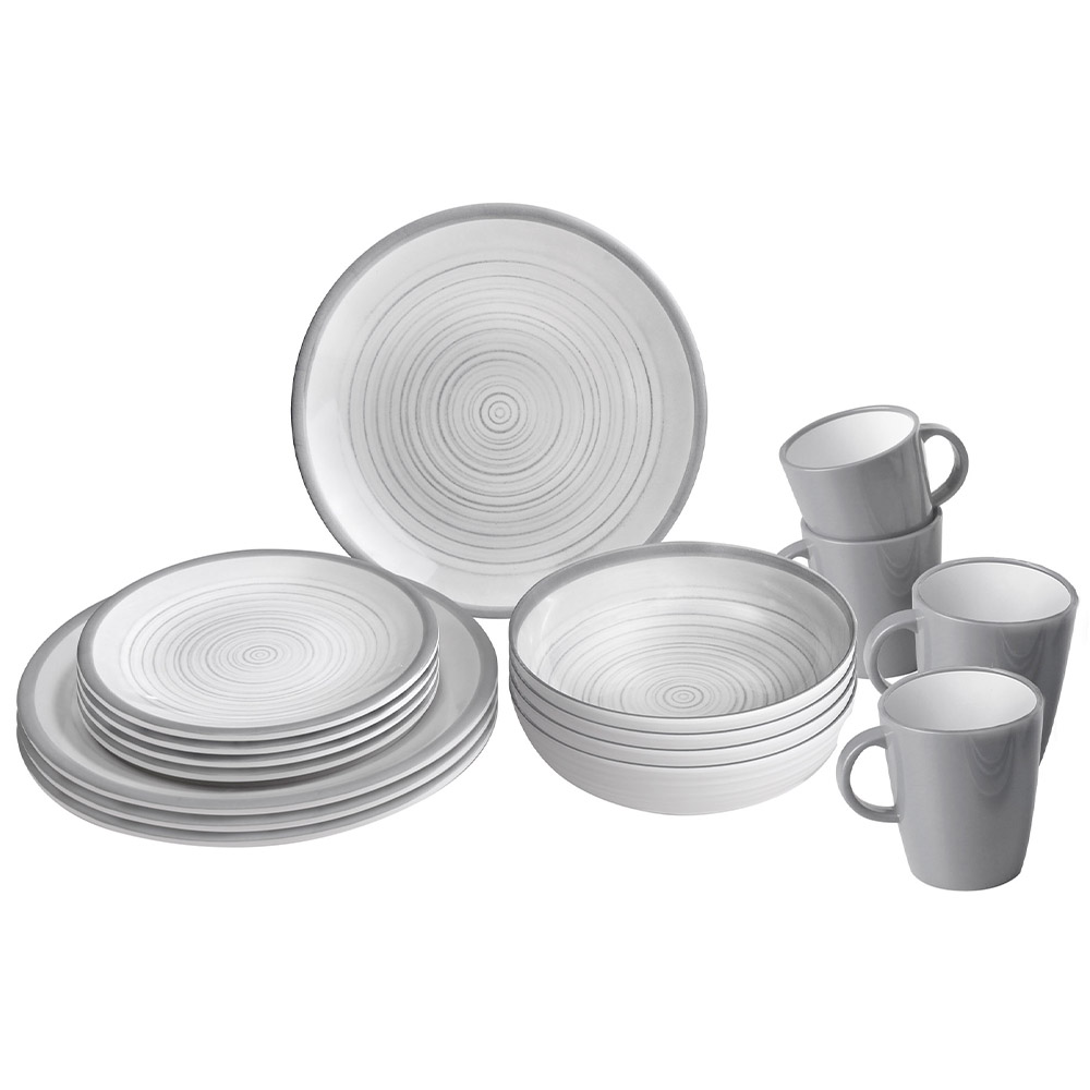 Tableware set - Brunner Melamine Dinnerware Set Lunch Box Bellagio 16pcs