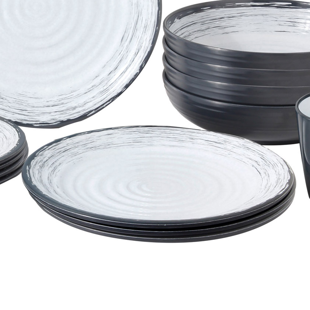 Service de table - Brunner Service De Vaisselle En Mélamine Lunch Box Granada 16pcs