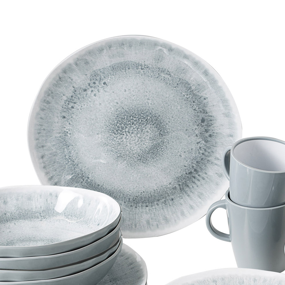 Tableware set - Brunner Melamine Dinnerware Set Lunch Box Pearl 16pcs