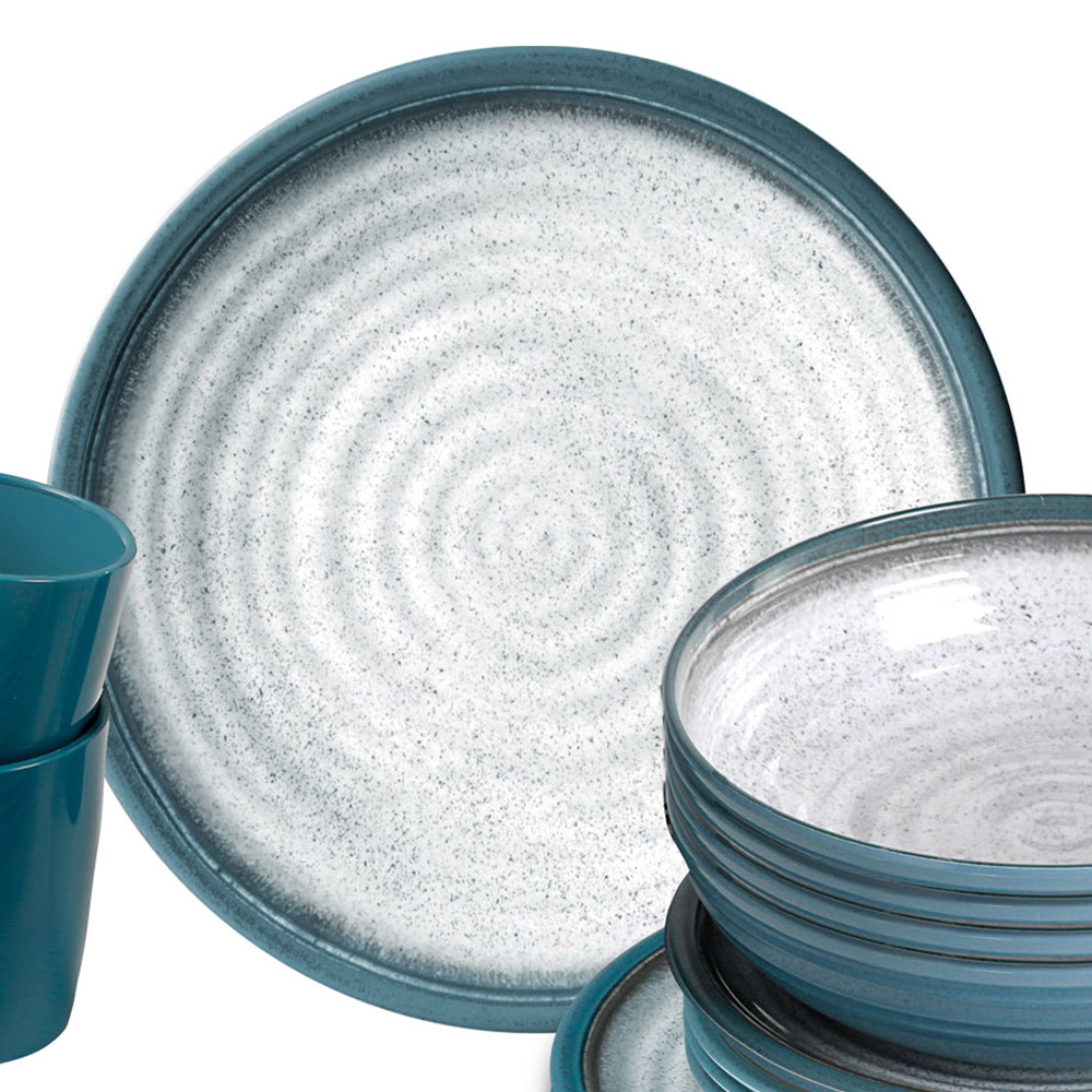 Tableware set - Brunner Melamine Dinnerware Set Lunch Box Tuscany 16pcs