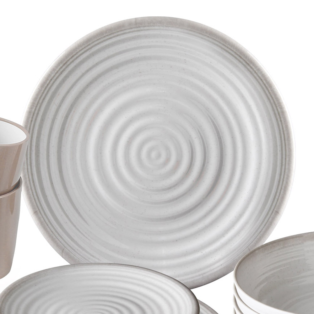 Tableware set - Brunner Melamine Dinnerware Set Lunch Box Savana 16pcs