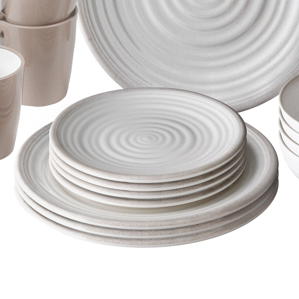 Tableware set - Brunner Melamine Dinnerware Set Lunch Box Savana 16pcs