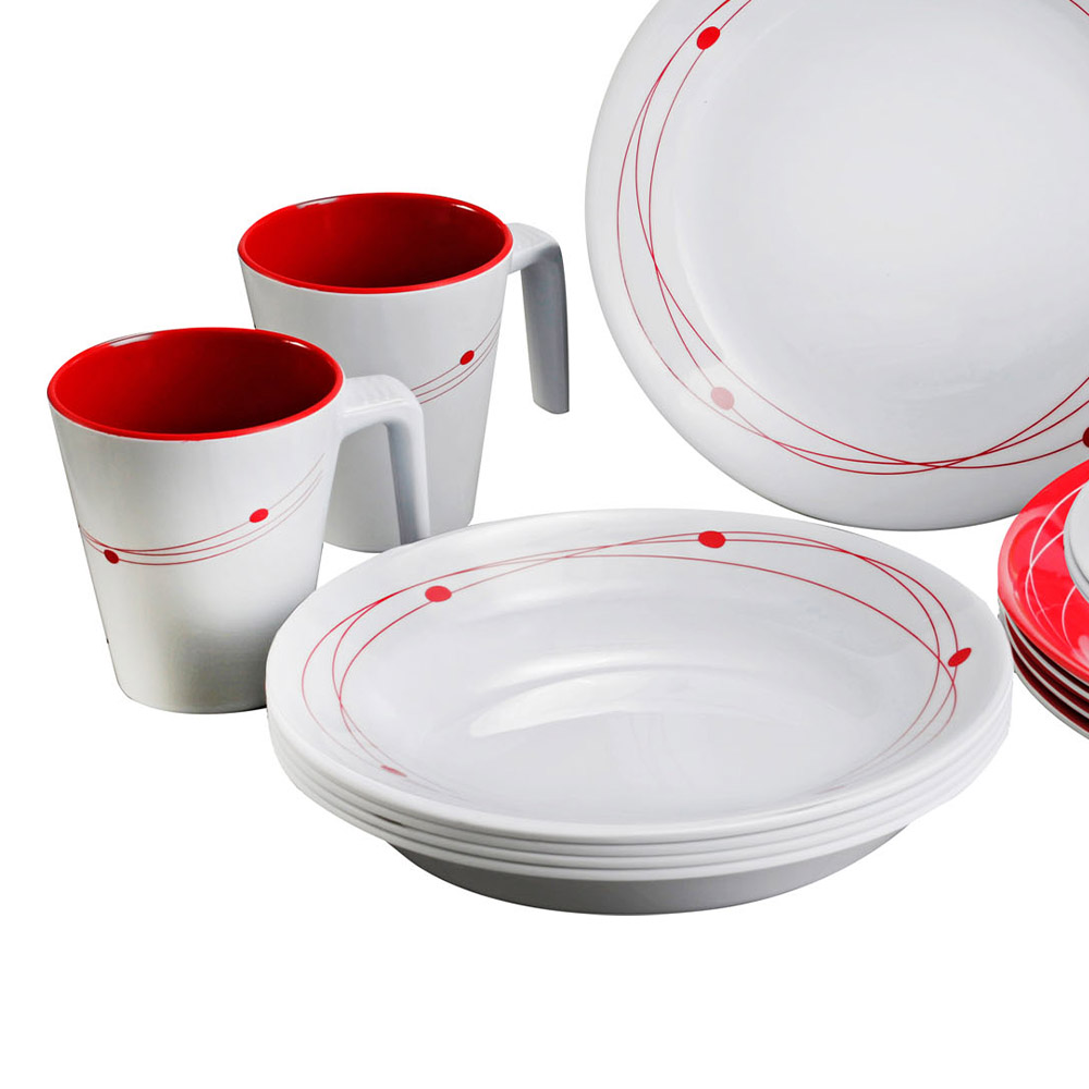 Tableware set - Brunner Cosmic Melamine Crockery Set 16 Pieces