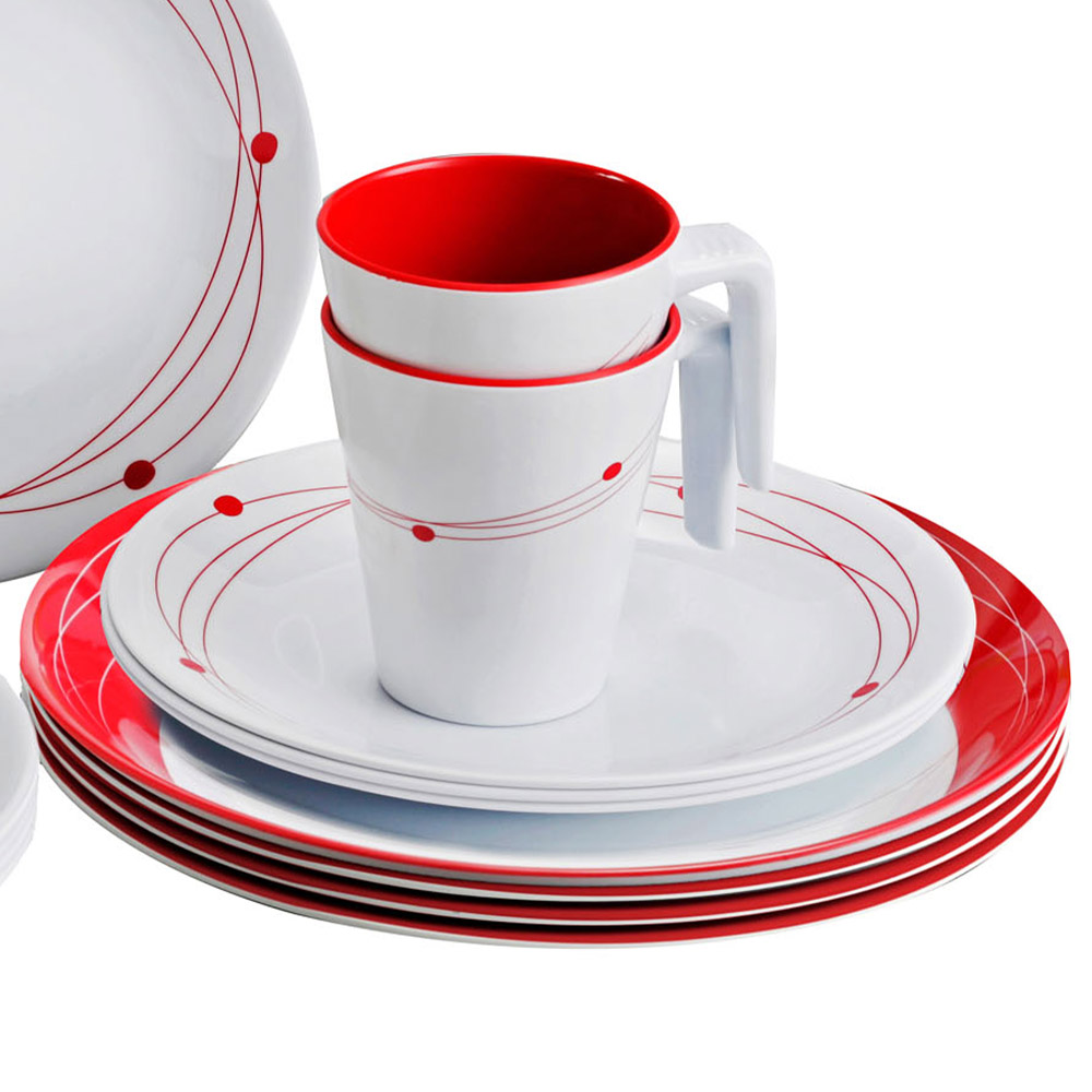 Tableware set - Brunner Cosmic Melamine Crockery Set 16 Pieces