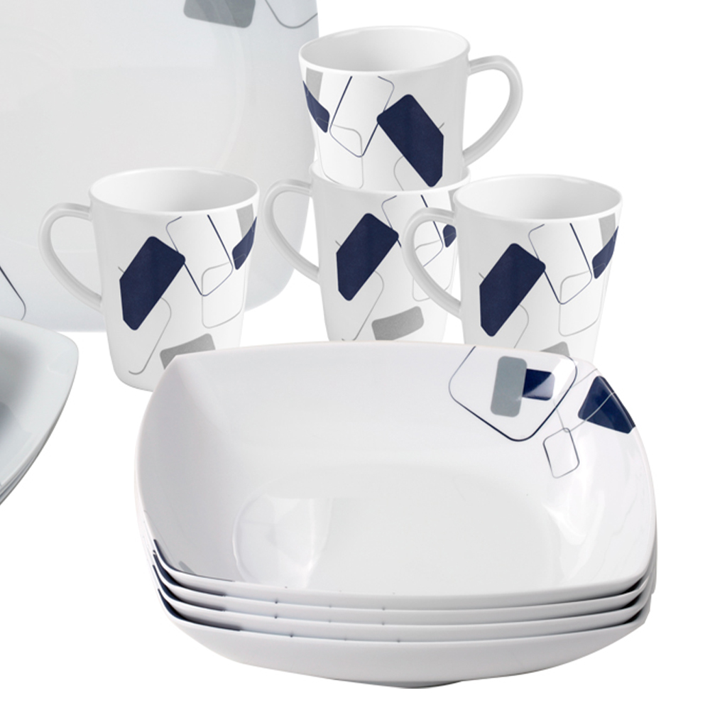 Tableware set - Brunner Panarea Melamine Crockery Set 16 Pieces