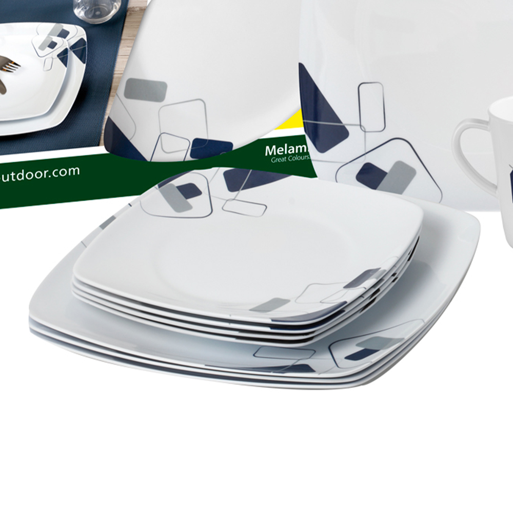Tableware set - Brunner Panarea Melamine Crockery Set 16 Pieces