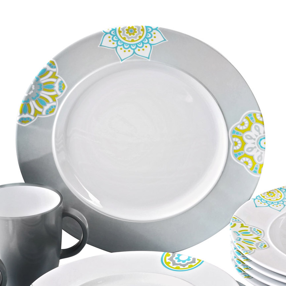 Tableware set - Brunner Melamine Dinnerware Set Dinner Service Sandhya 16pcs