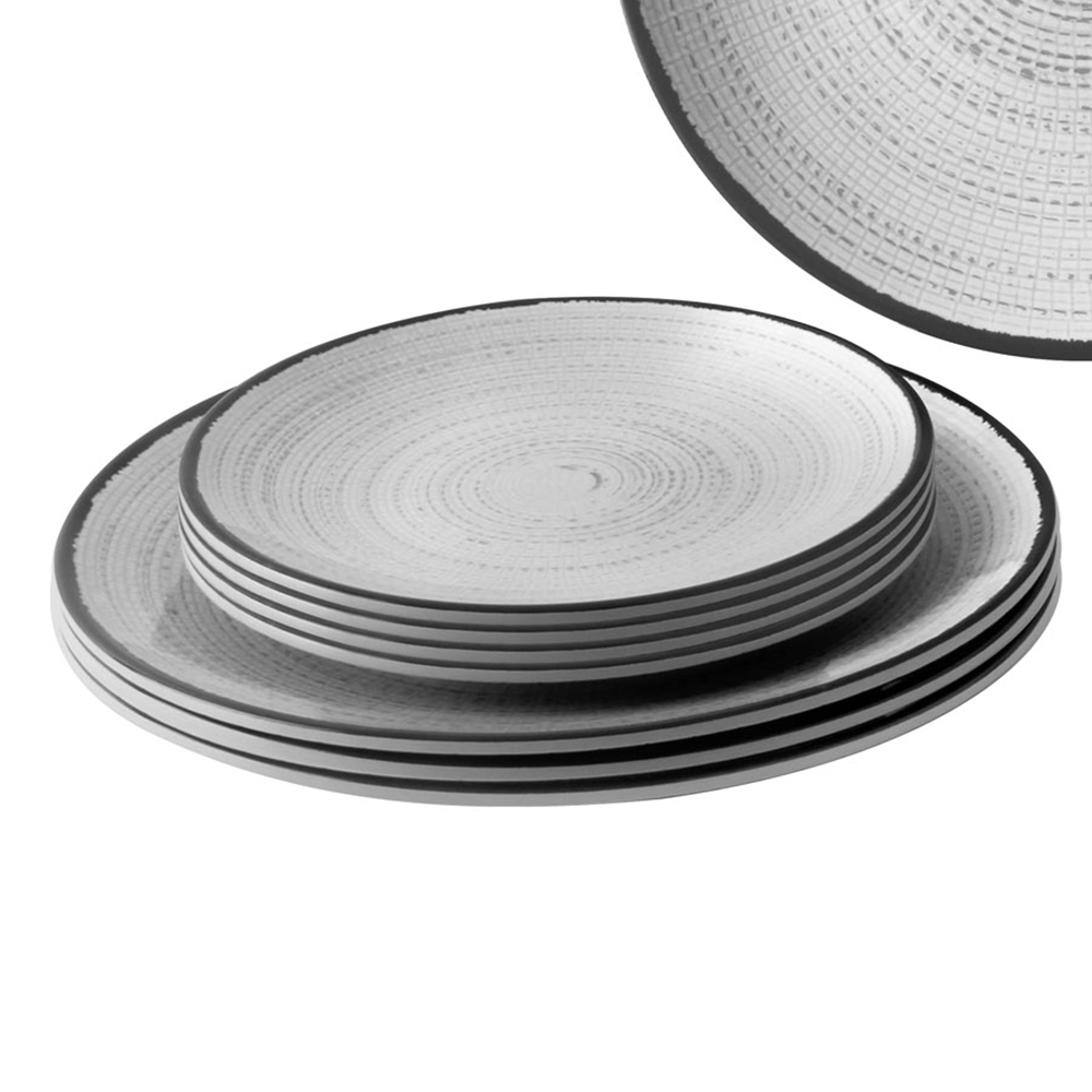 Tableware set - Brunner Midday Tivoli 12-piece Melamine Dinnerware Set