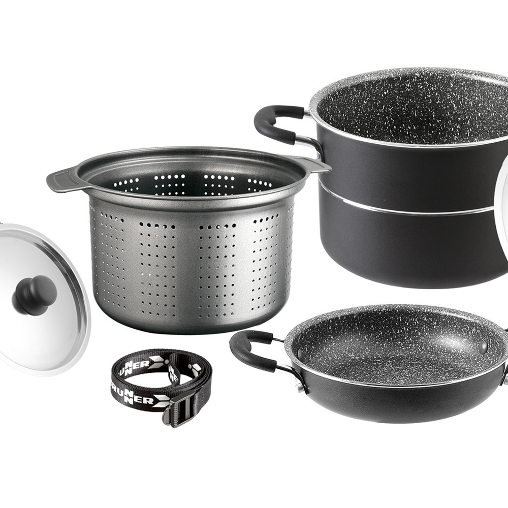 Pots et casseroles - Brunner Popote Pirate 7 + 1 Ø 22cm