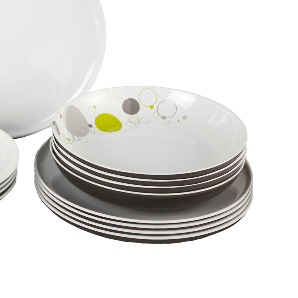 Tableware set - Brunner Lunch Box Space Melamine Dinnerware Set 16pcs