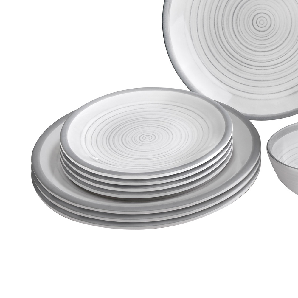 Tableware set - Brunner Midday Bellagio Melamine Dinnerware Set 12pcs