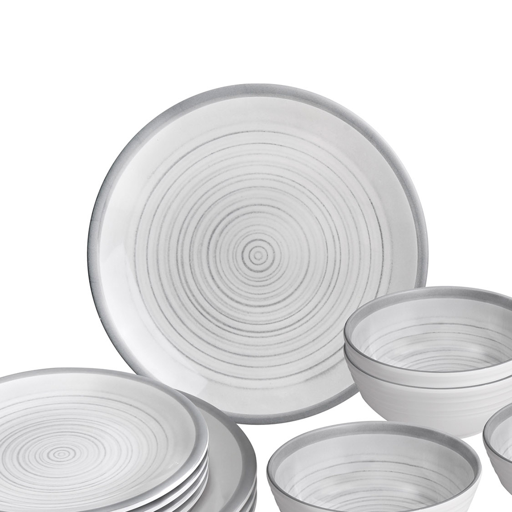 Tableware set - Brunner Midday Bellagio Melamine Dinnerware Set 12pcs