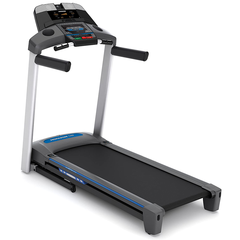 Tapis Roulant - Horizon Fitness T202 Space-saving Folding Electric Treadmill