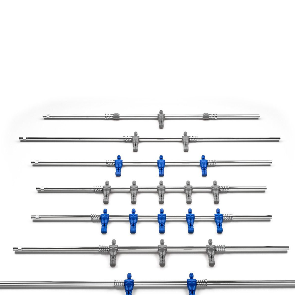 Accessori e Ricambi Calciobalilla - Fas Serie Completa Aste Passanti Per Calciobalilla Esterno
