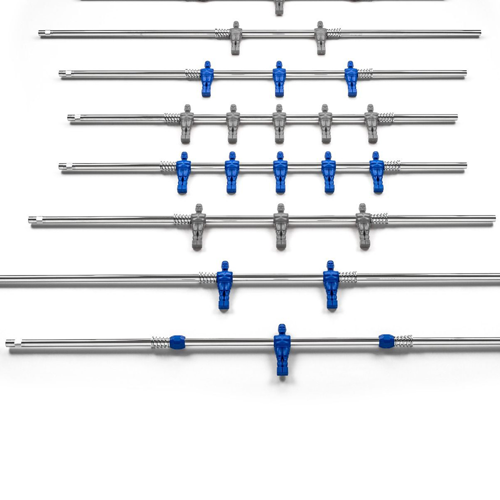 Accessori e Ricambi Calciobalilla - Fas Serie Completa Aste Passanti Per Calciobalilla Esterno