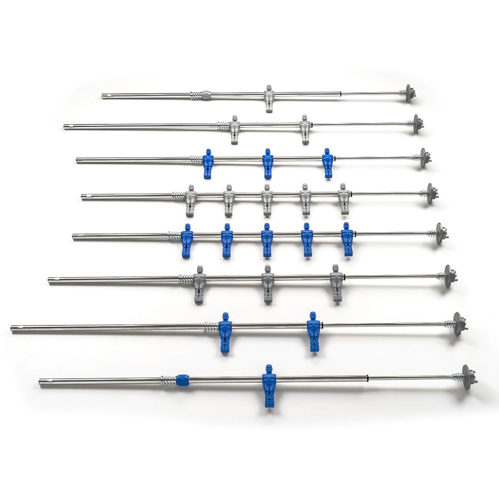 Football table spare parts - Fas Complete Set Of Telescopic Rods For External Football Tables 