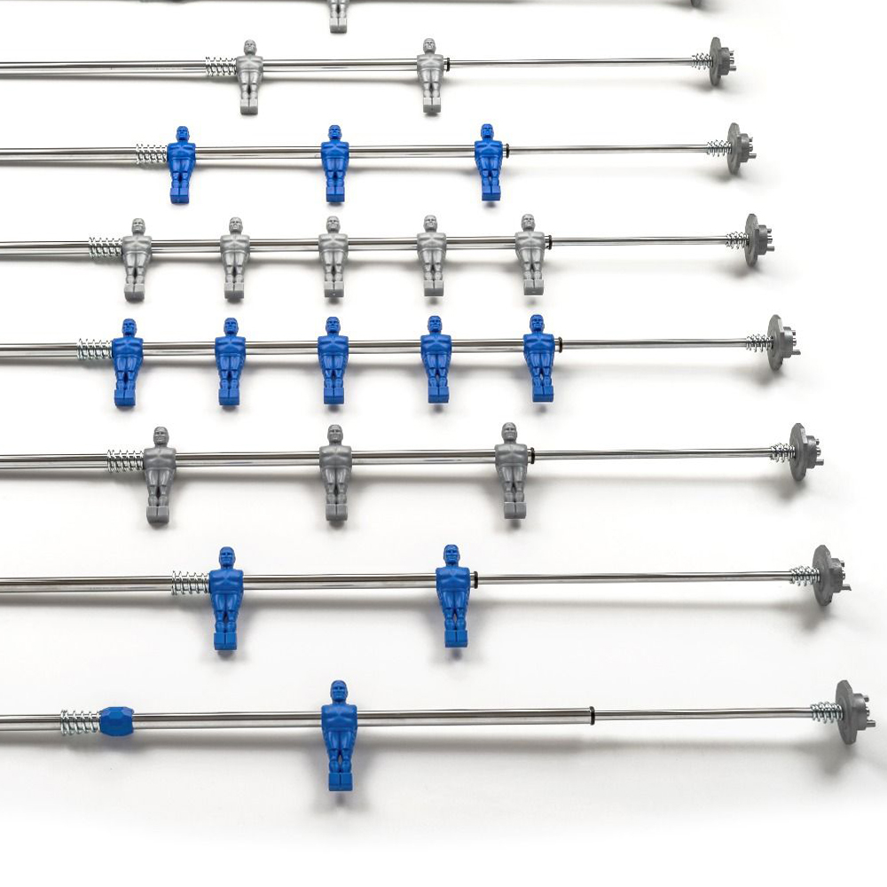 Football table spare parts - Fas Complete Set Of Telescopic Rods For External Football Tables 