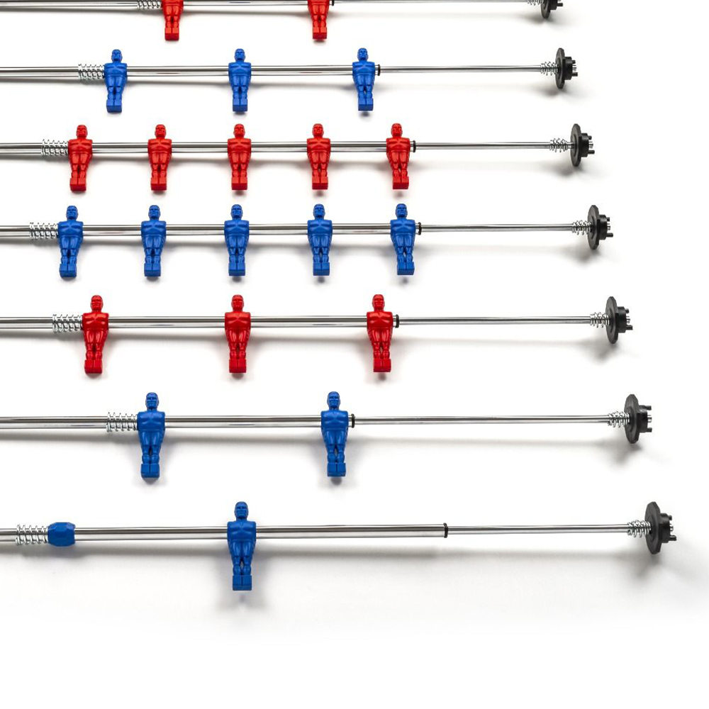 Pièces Détachées Baby Foot - Fas Jeu Complet De Barres Télescopiques F65 Pour Baby-foot D'intérieur 