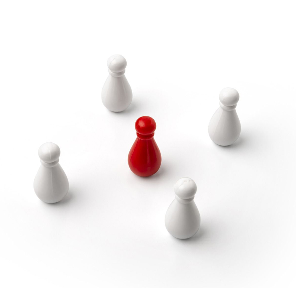 Billiard spare parts - Fas Set Of Printed Plastic Skittles Height 18mm