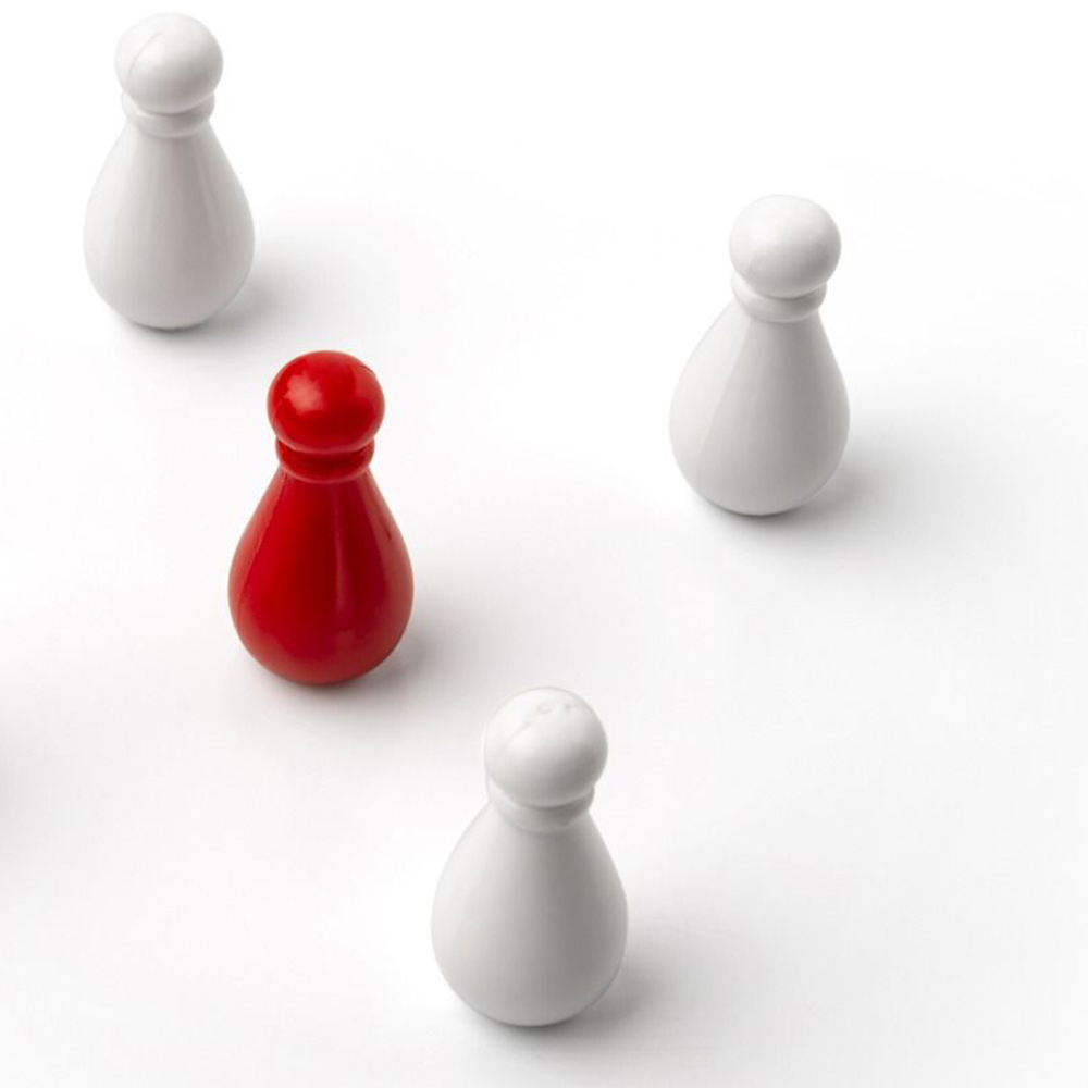 Billiard spare parts - Fas Set Of Printed Plastic Skittles Height 18mm