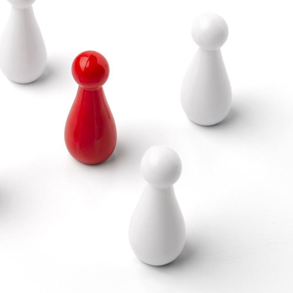 Billiard spare parts - Fas Set Of Turned Skittles H 25mm Polyester