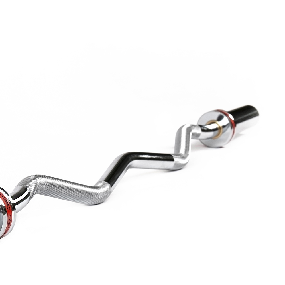 Barbells - Diamond Ez Olympic Curl Chrome Barbell 120cm With Bushings