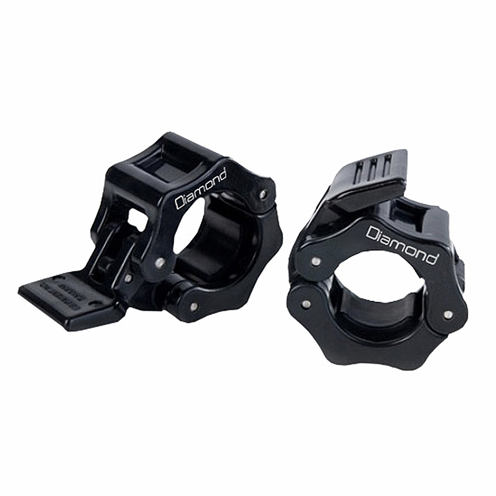 Gym accessories - Diamond Pair Of Weight Stops With Collar In Abs Diameter 30 Mm