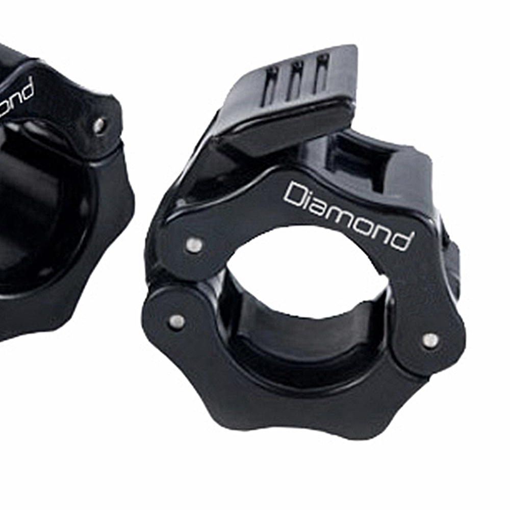 Gym accessories - Diamond Pair Of Weight Stops With Collar In Abs Diameter 30 Mm